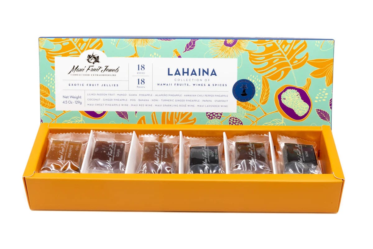 Lahaina Collection- Exotic Hawaiian Fruit, Wine, & Spice Fruit Jellies 18pc - Hawaiian Farmers Market{