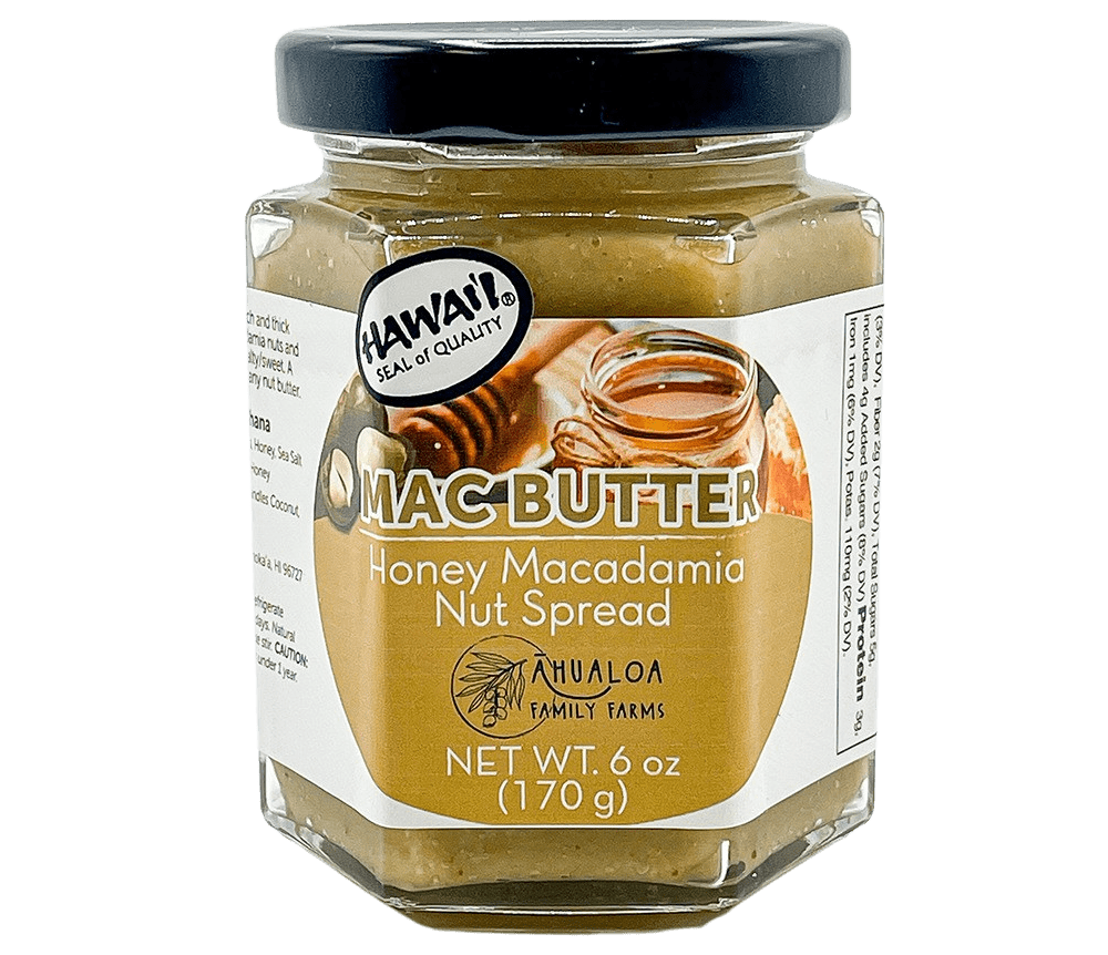 Macadamia Nut Honey Butter 6oz - Hawaiian Farmers Market{