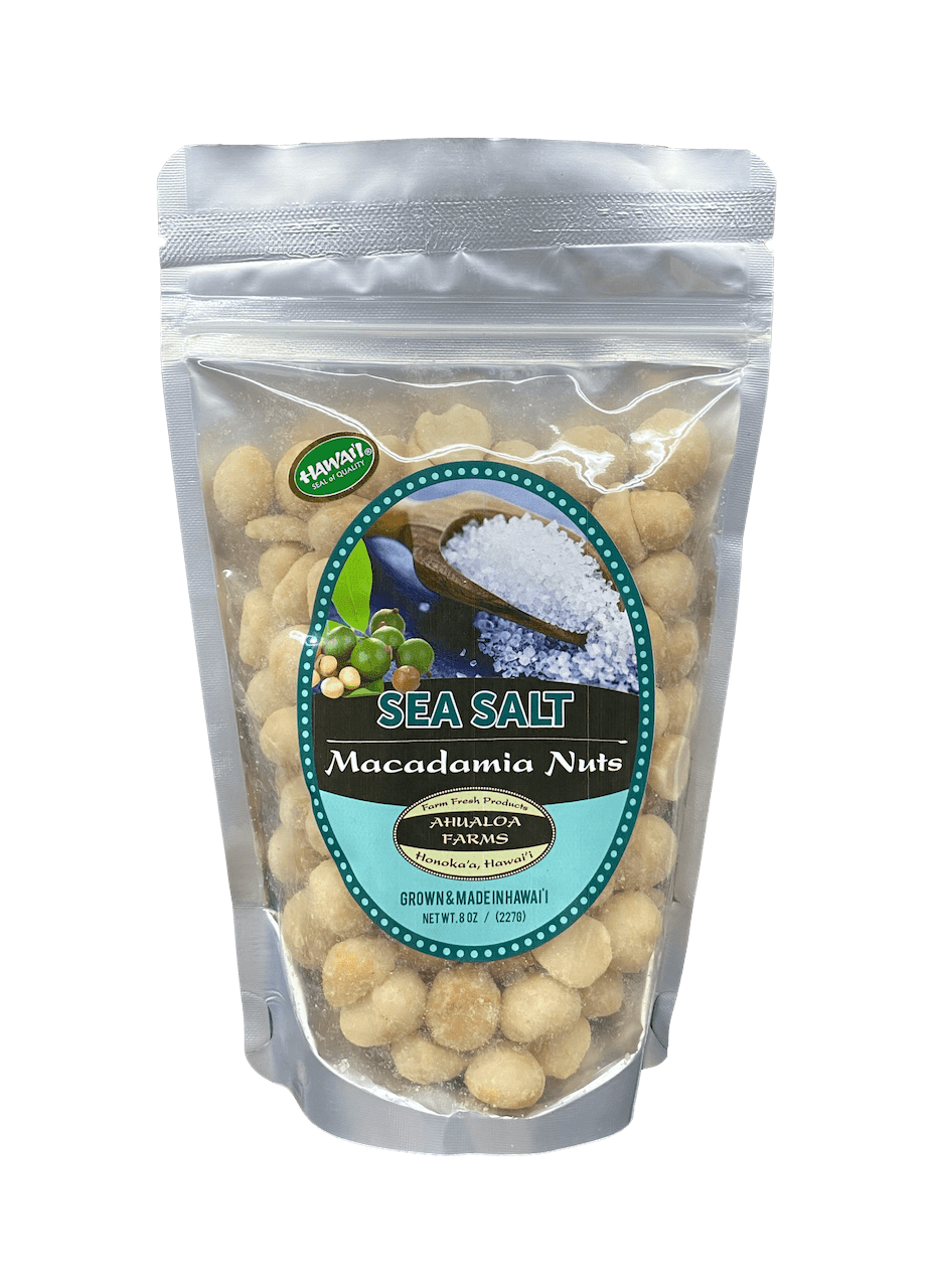 Sea Salt Hawaiian Macadamia Nuts - Hawaiian Farmers Market{