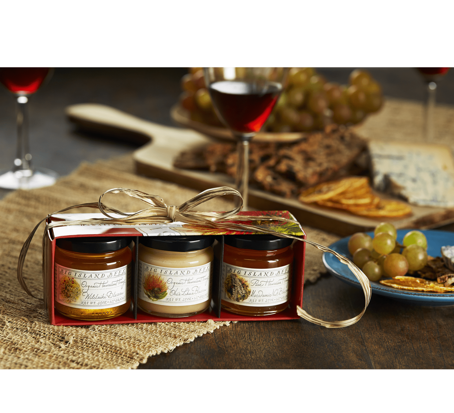 Raw Organic Honey Sampler Gift Pack - Hawaiian Farmers Market{