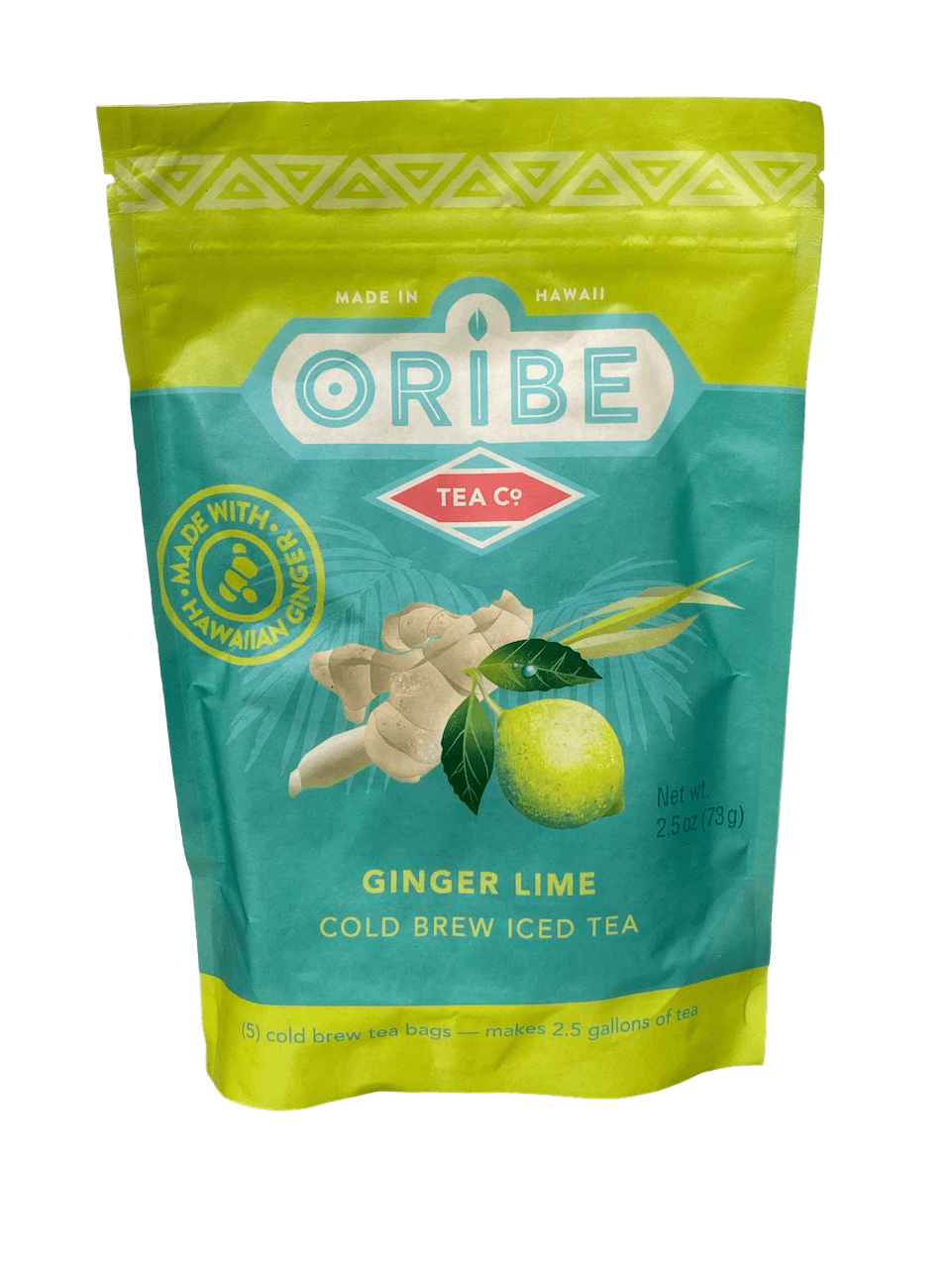 Ginger Lime Cold Brew Iced Tea (Organic) - Hawaiian Farmers Market{