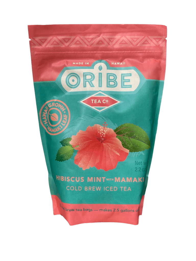 Hibiscus Mint w/ Mamaki Cold Brew Iced Tea (Organic) - Hawaiian Farmers Market{