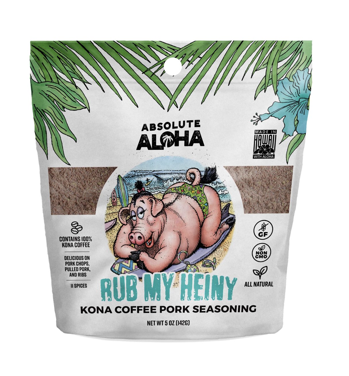 Absolute Aloha (100% Kona coffee rubs)