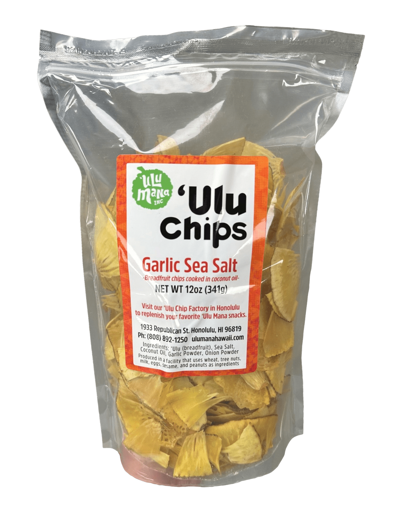 Large bags of 'Ulu Chips 12oz - Hawaiian Farmers Market