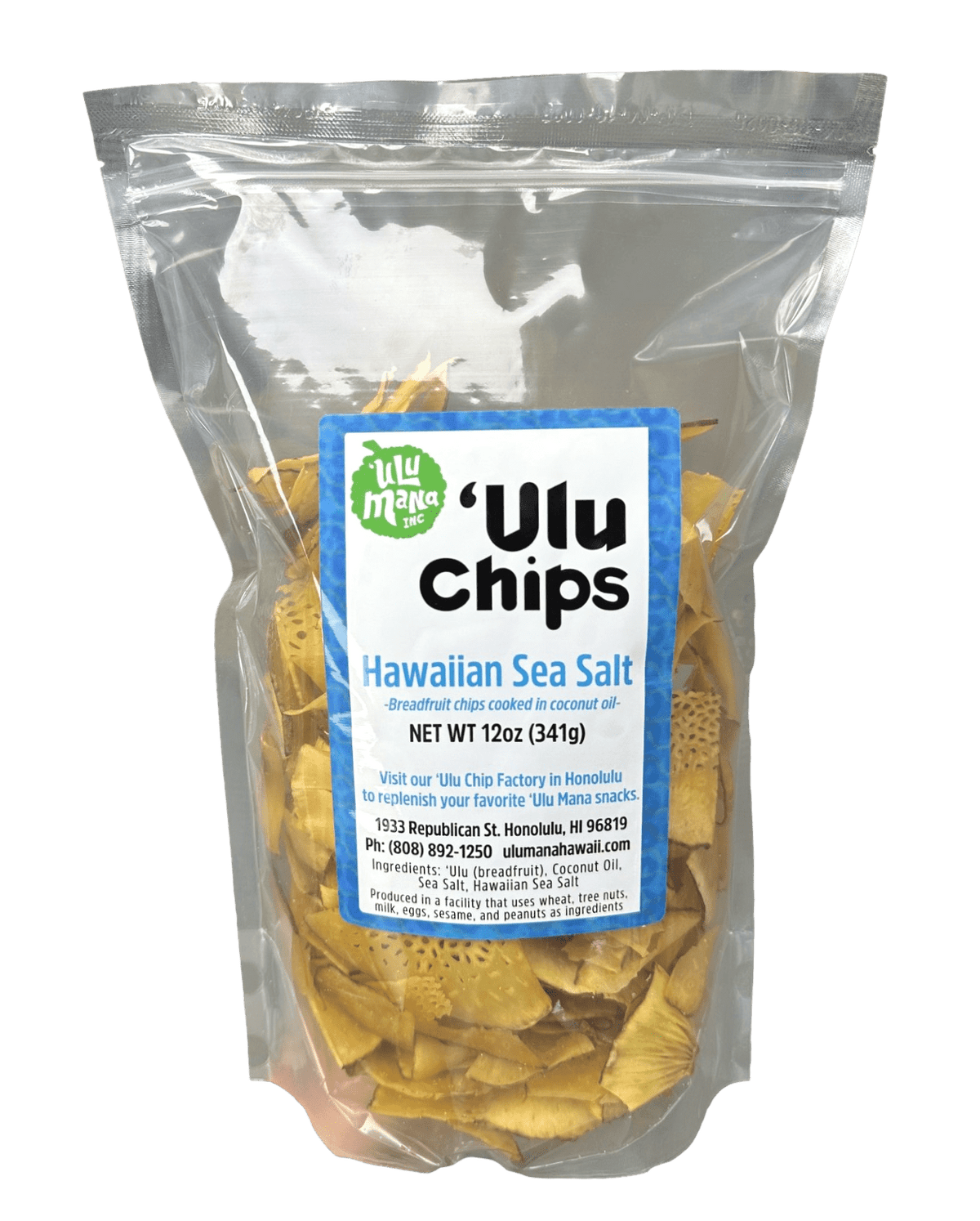 Sea Salt &#39;Ulu Chips Large 12oz bag - Hawaiian Farmers Market