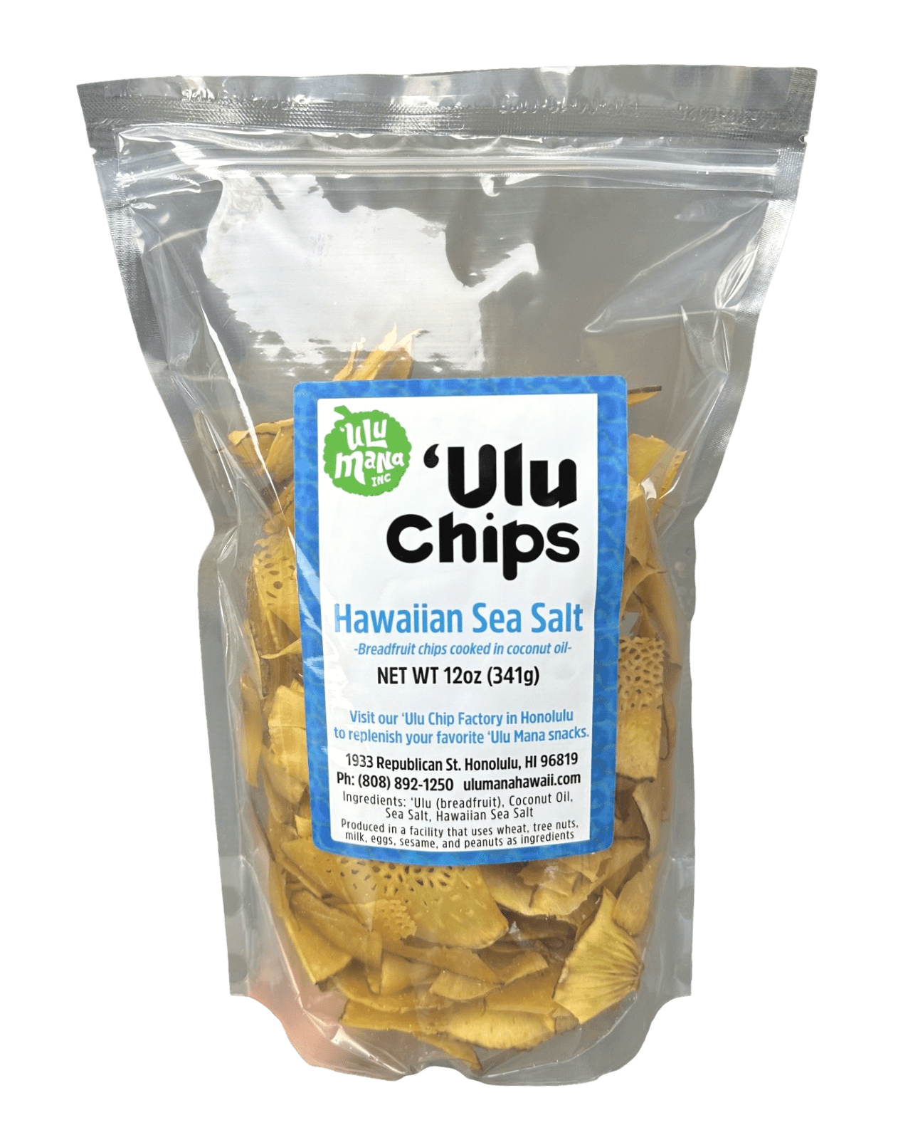 Sea Salt 'Ulu Chips Large 12oz bag - Hawaiian Farmers Market
