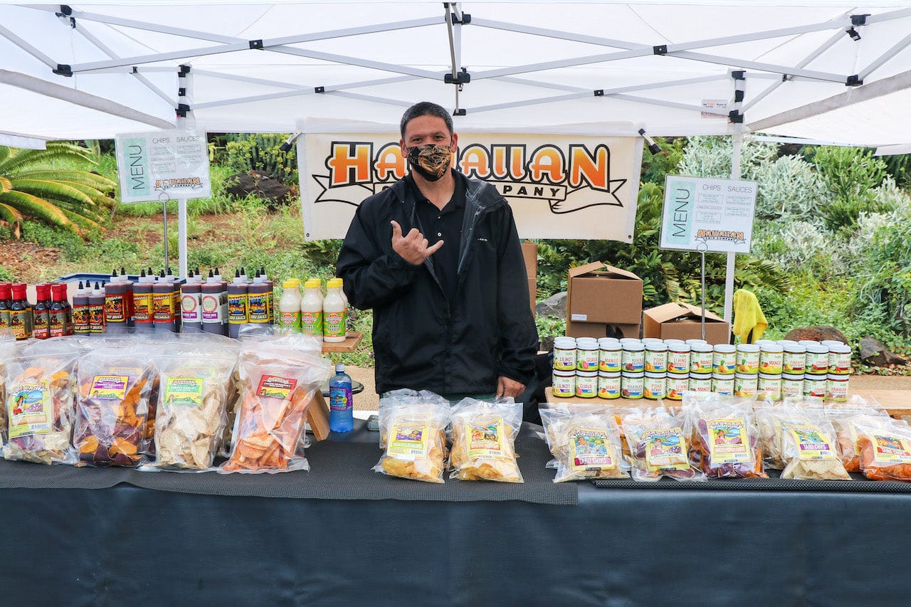 dip into paradise booth at KCC farmers Market