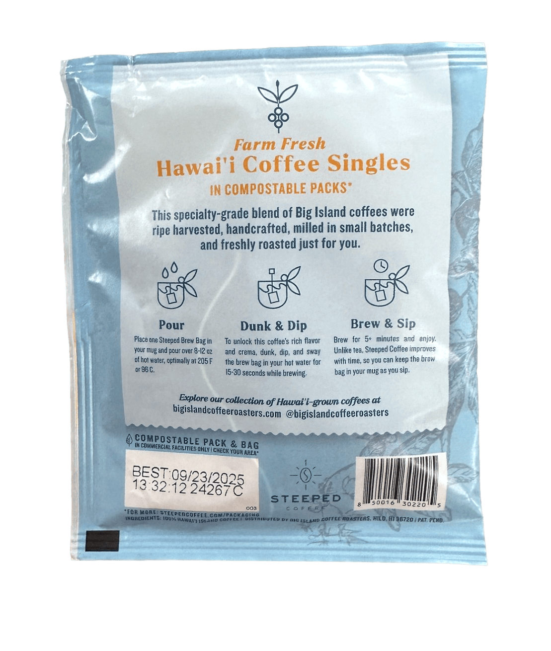 Single Serve Coffee Packet - Ulu Mana
