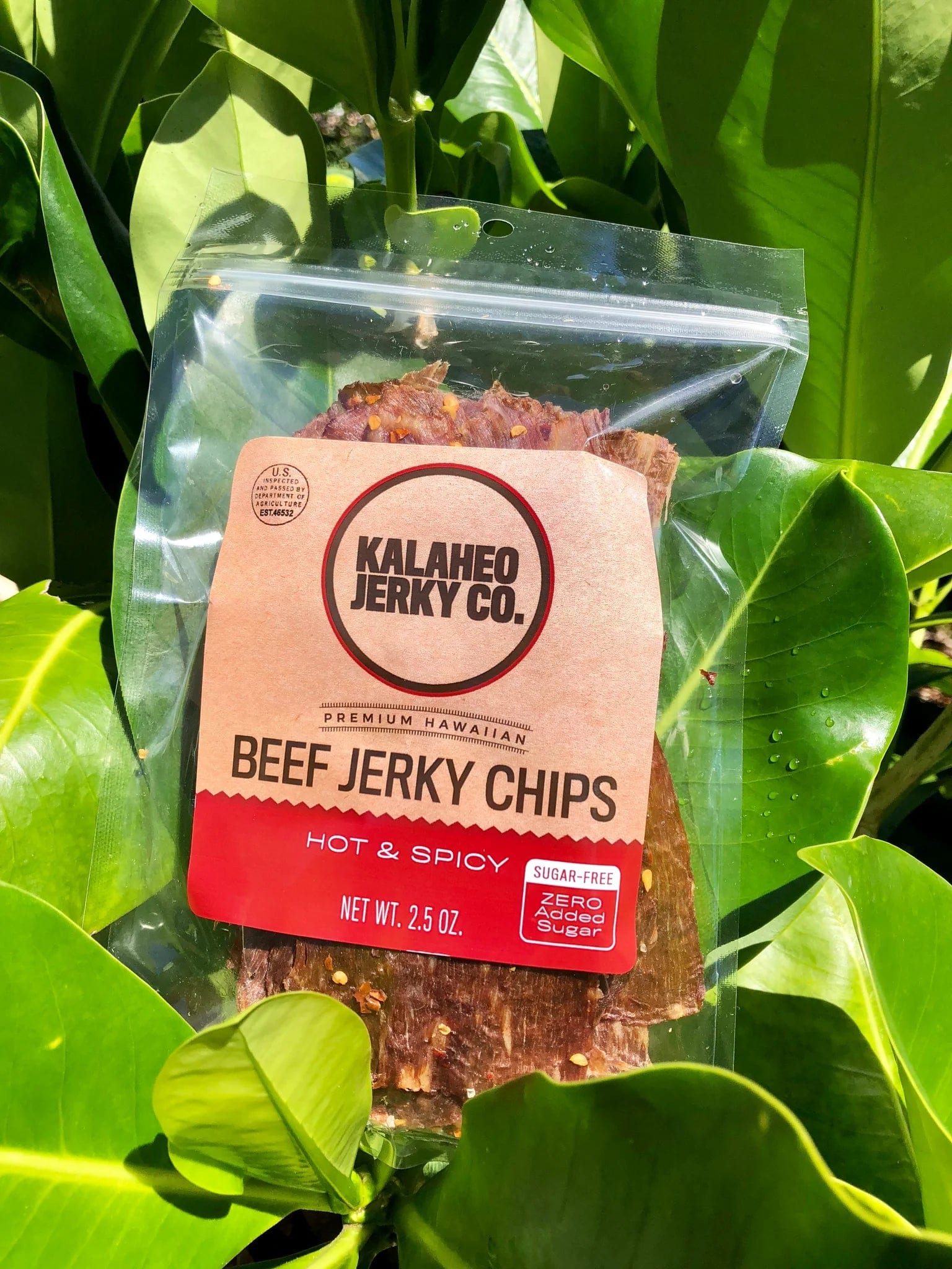 Hot & Spicy Beef Chips 1.75oz - Hawaiian Farmers Market