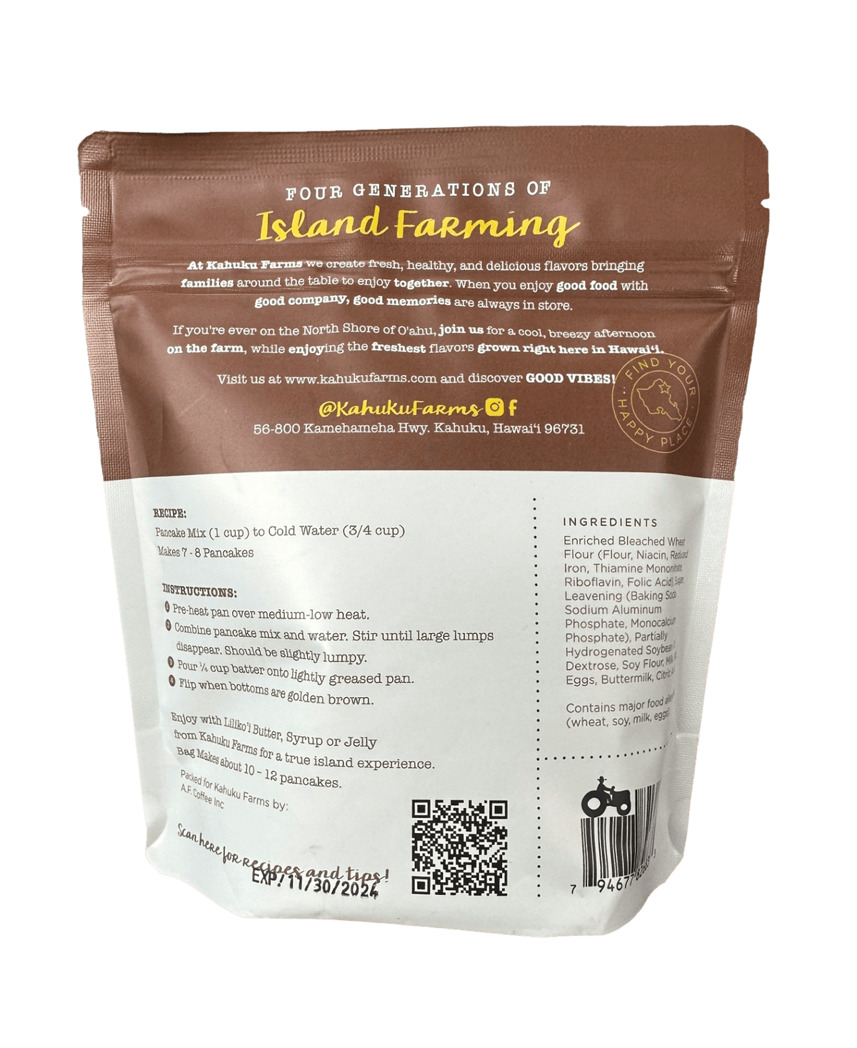 Kahuku Farms Pancake Mix - Hawaiian Farmers Market