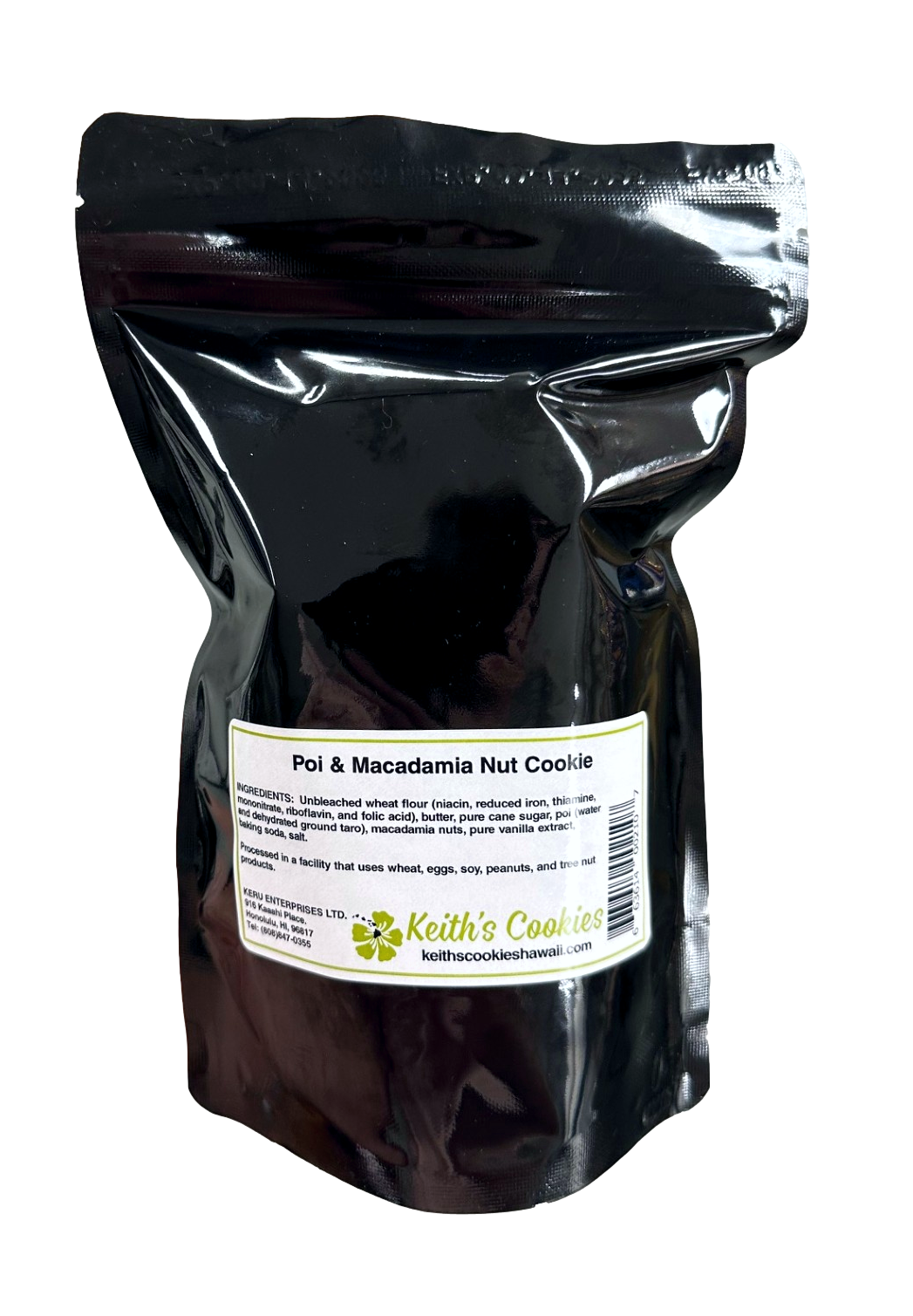 Poi and Macadamia Nut Cookies - Ulu Mana