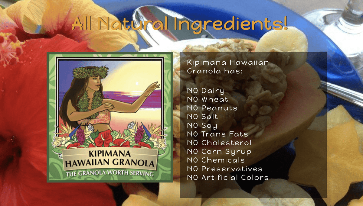 Coconut Macadamia Nut Granola 12oz - Hawaiian Farmers Market{