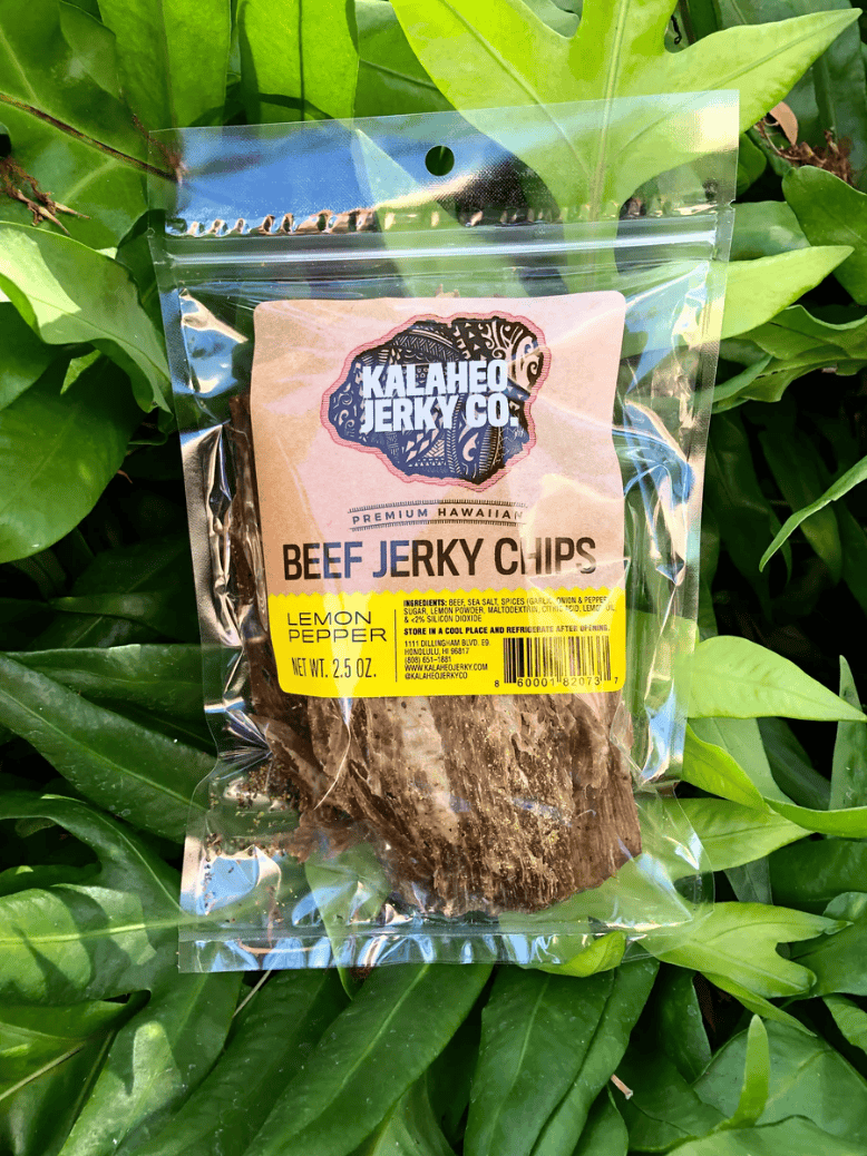 Lemon Peppered Beef Chips 1.75oz - Ulu Mana