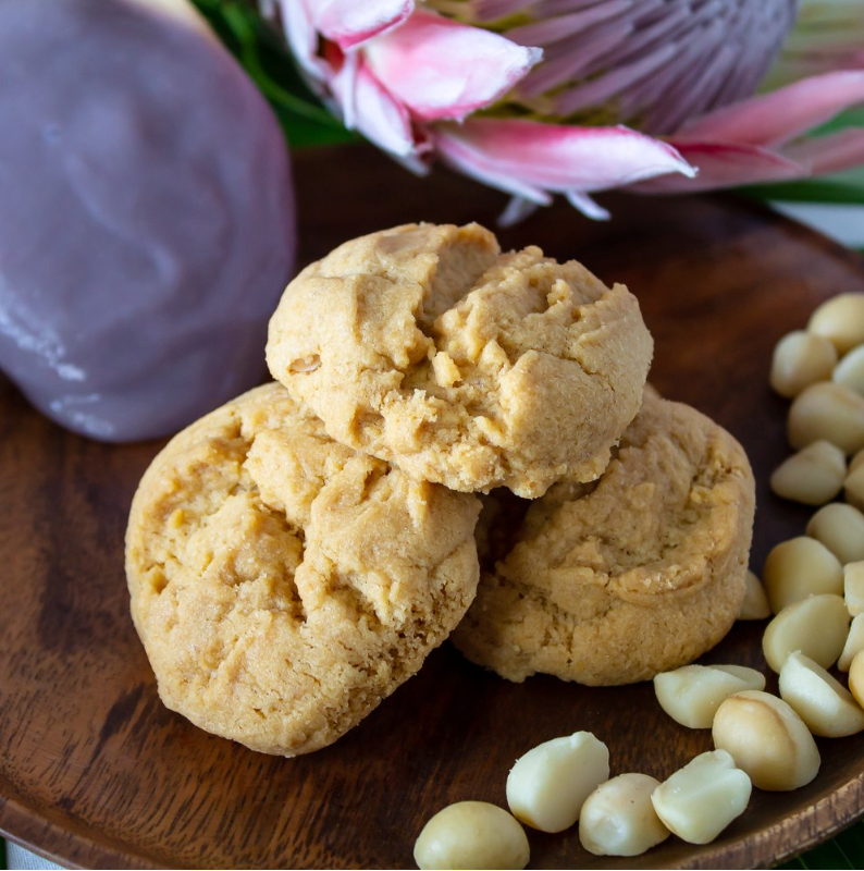 Poi and Macadamia Nut Cookies - Ulu Mana