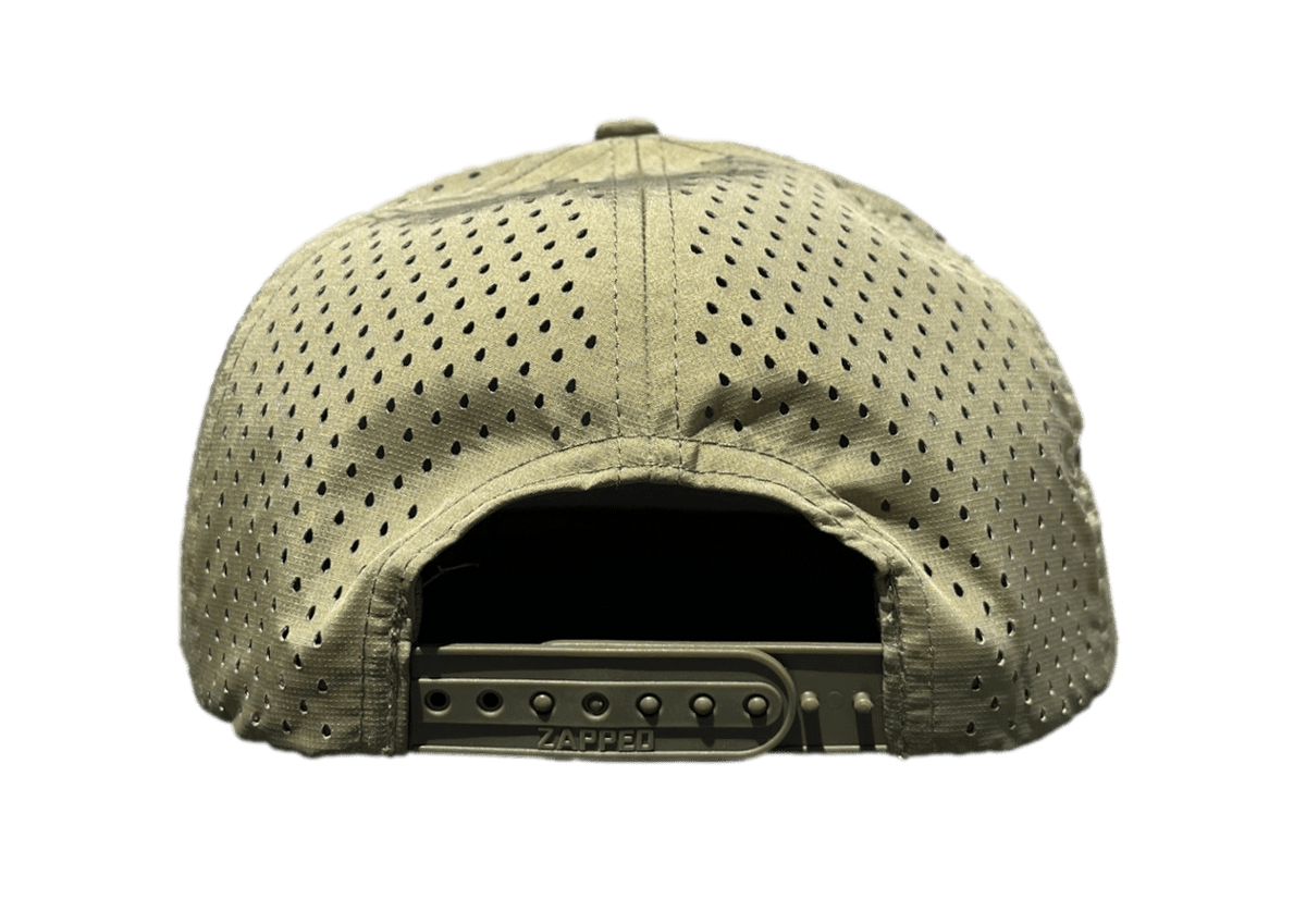 Loden/Green Leather Patch Logo Hat Snapback - Hawaiian Farmers Market