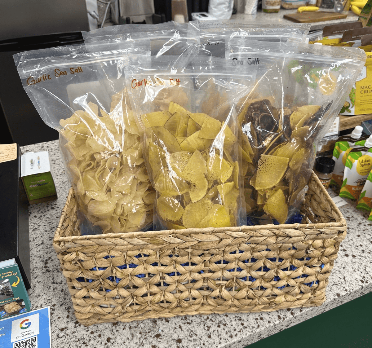 Garlic Sea Salt &#39;Ulu Chips Large 12oz bag - Hawaiian Farmers Market