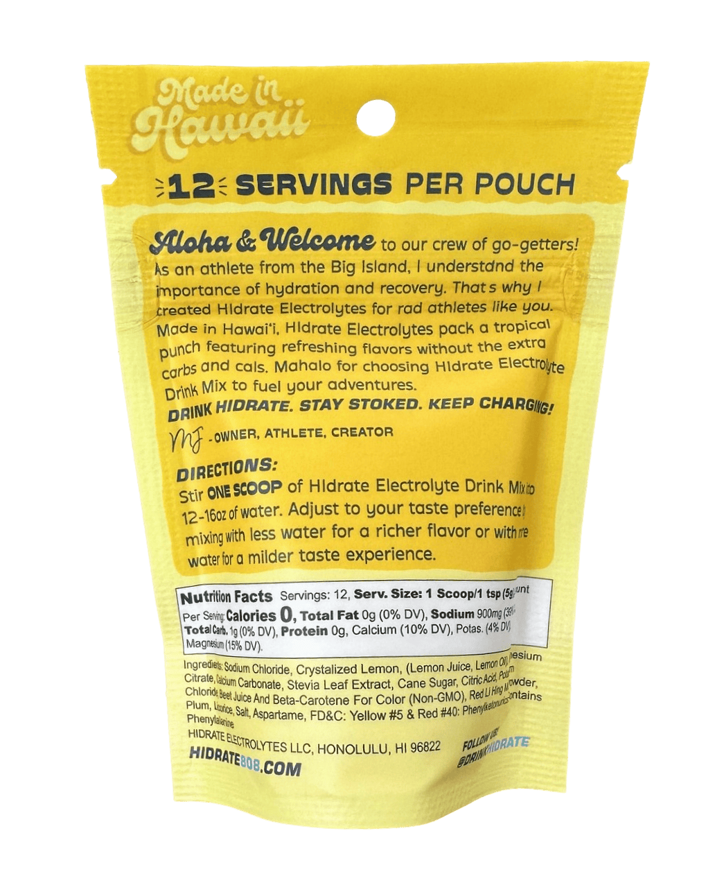 Li Hing Lemon Electrolytes - Ulu Mana