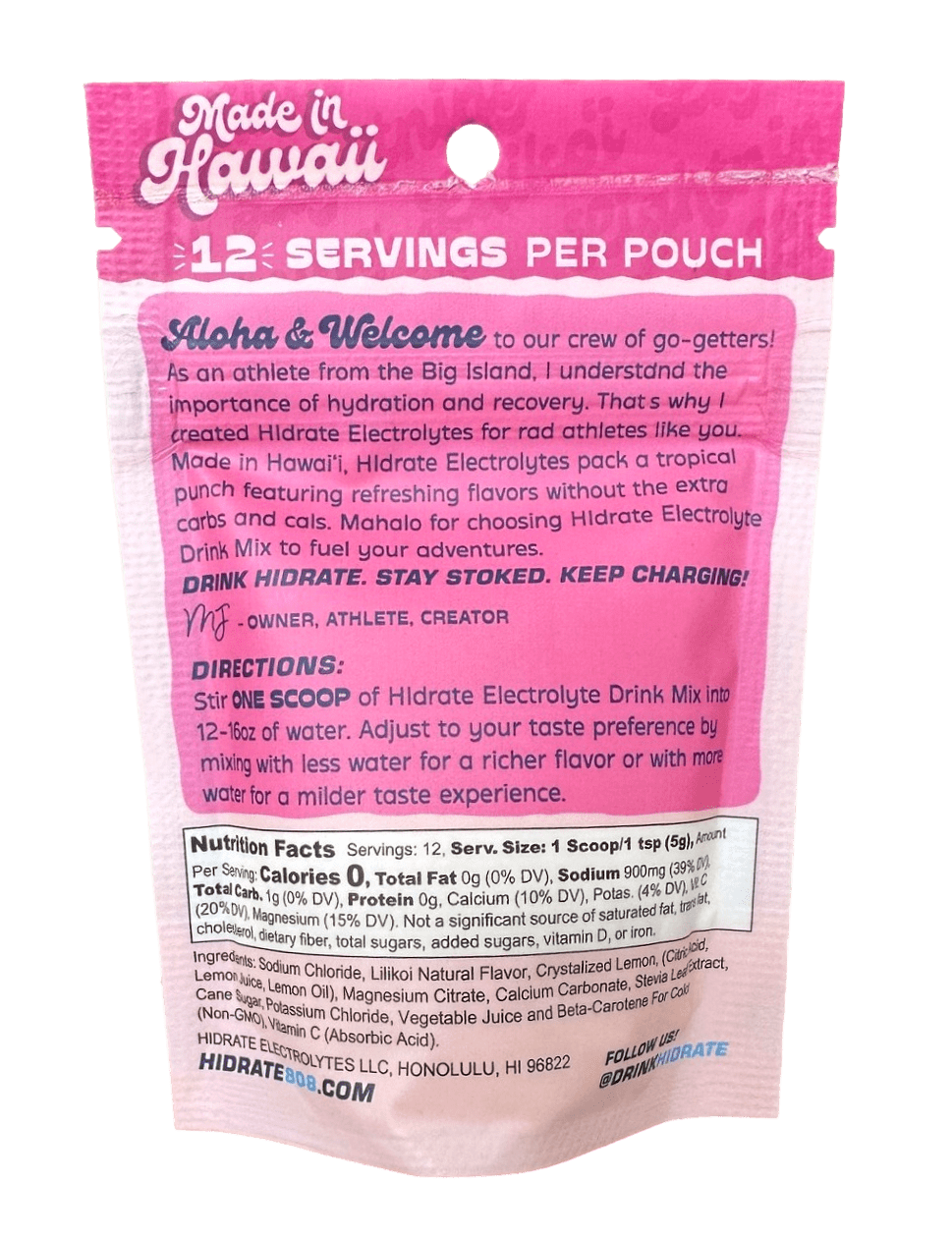 Lightning Liliko&#39;i Electrolytes - Hawaiian Farmers Market