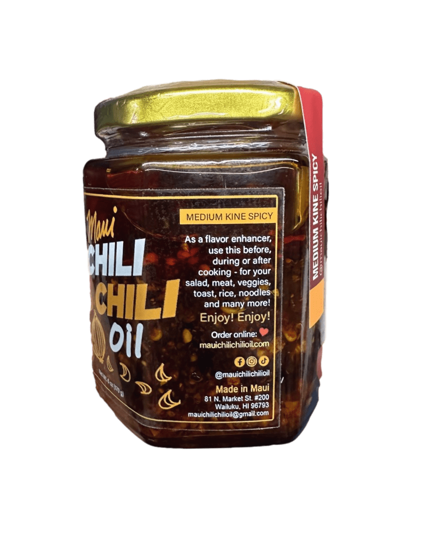 Medium Kine Spicy Chili Chili Oil - Hawaiian Farmers Market