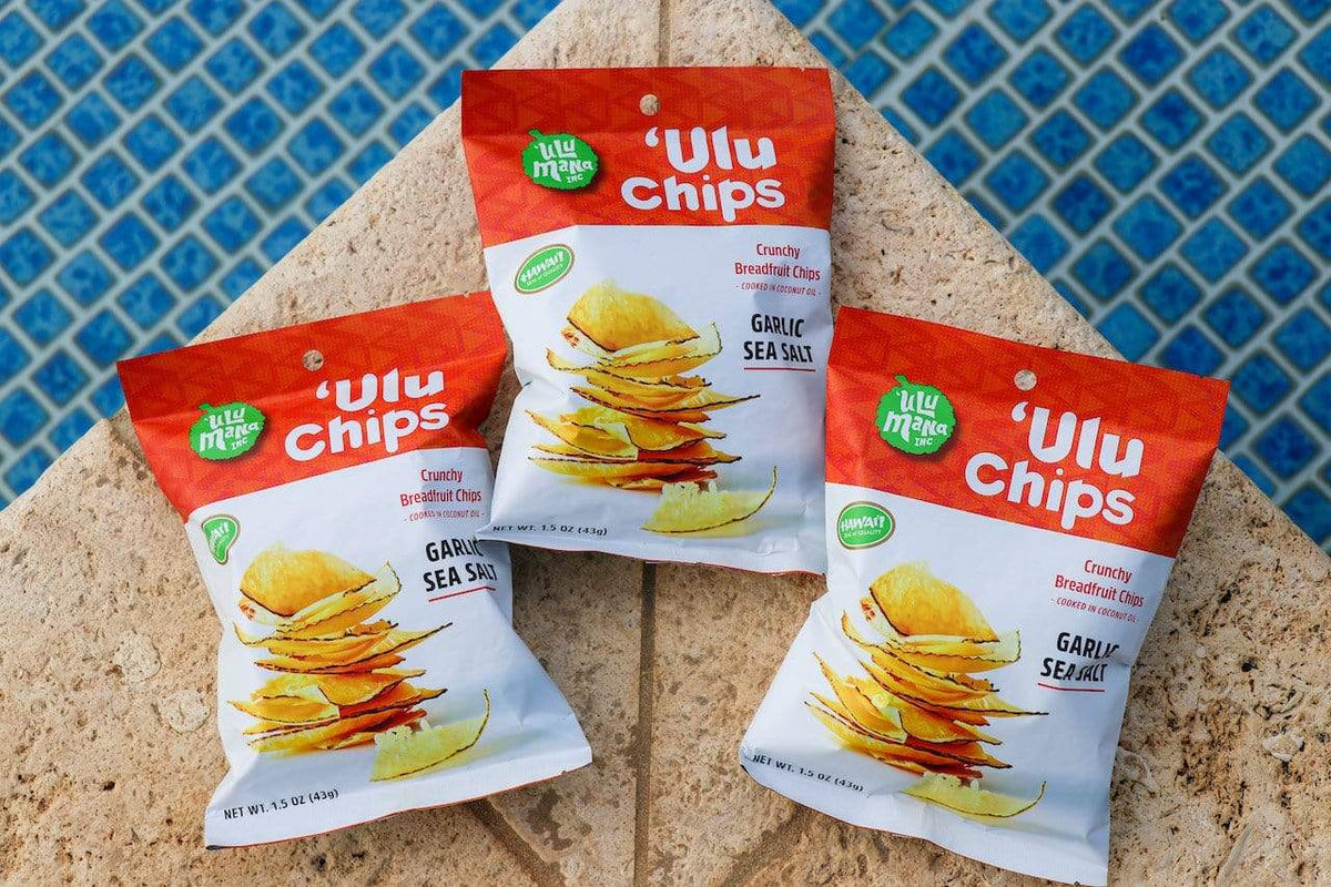 &#39;Ulu Chips- Garlic Sea Salt - Hawaiian Farmers Market{