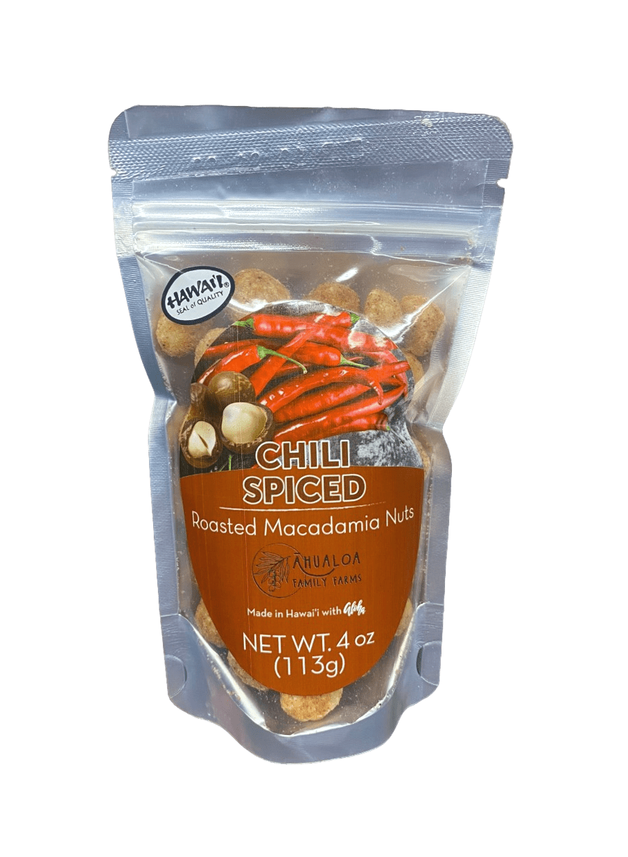 Chili Spiced Hawaiian Macadamia Nuts - Hawaiian Farmers Market{