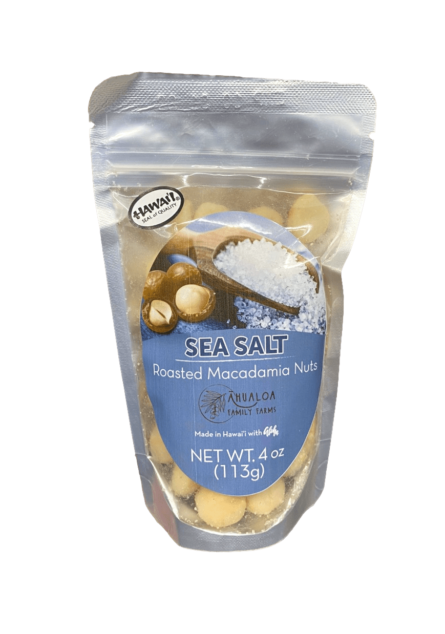 Sea Salt Hawaiian Macadamia Nuts - Hawaiian Farmers Market{