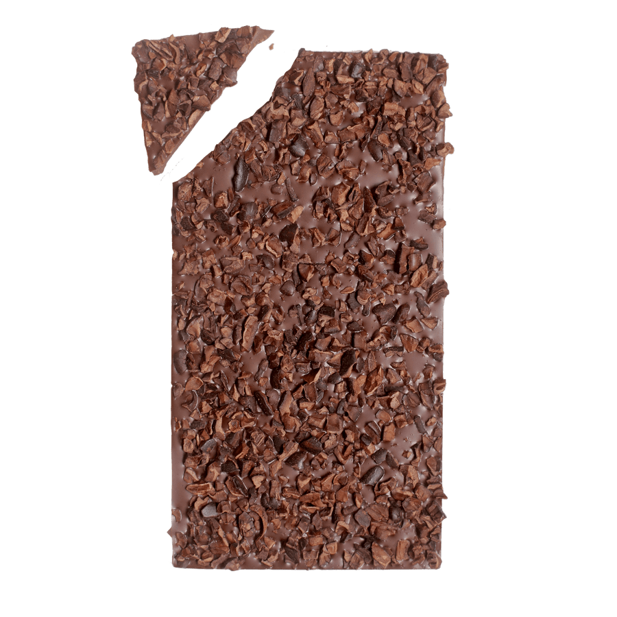Breakfast Bar 60% Dark Milk Chocolate w/ Hawaiian Coffee &amp; Cacao Nibs 60g - Hawaiian Farmers Market{