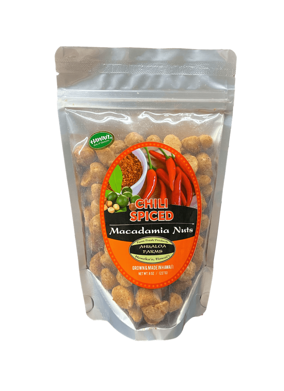Chili Spiced Hawaiian Macadamia Nuts - Hawaiian Farmers Market{