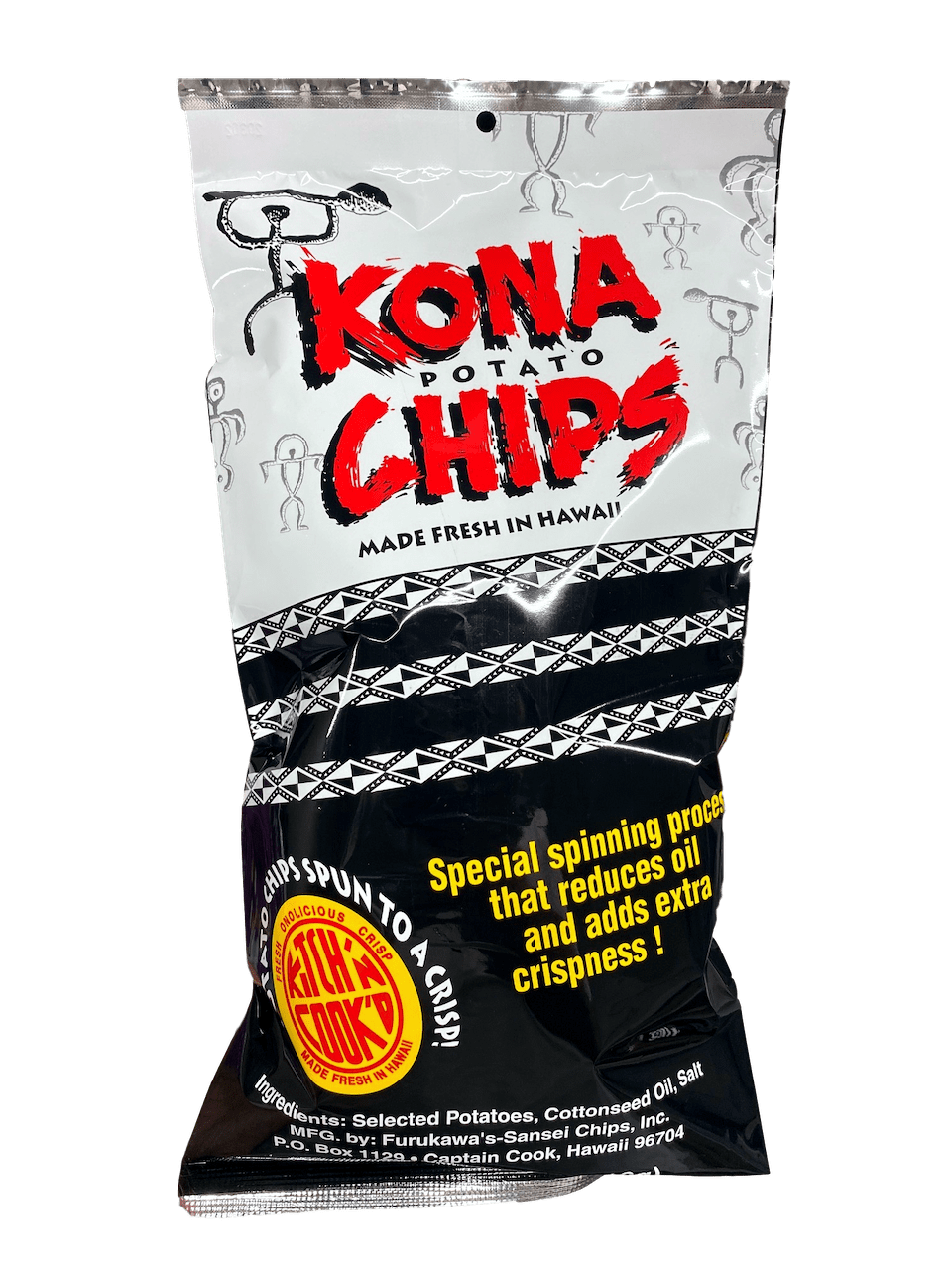 トップス Kona bay Hawaii Macintosh Menu S Classic Hawaiian Potato Chips 4.25oz | Hawaiian Farmers Market