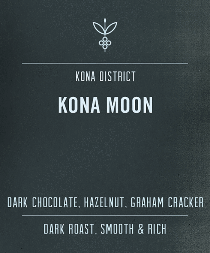 Kona Moon Hawaiian Coffee 7oz 100% Kona Coffee - Hawaiian Farmers Market{