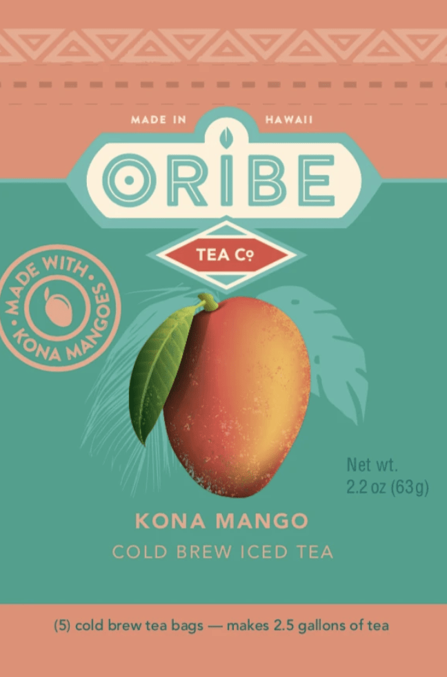 Maui Mango Cold Brew Tea Packets (Mango Pineapple Fruit Tea)
