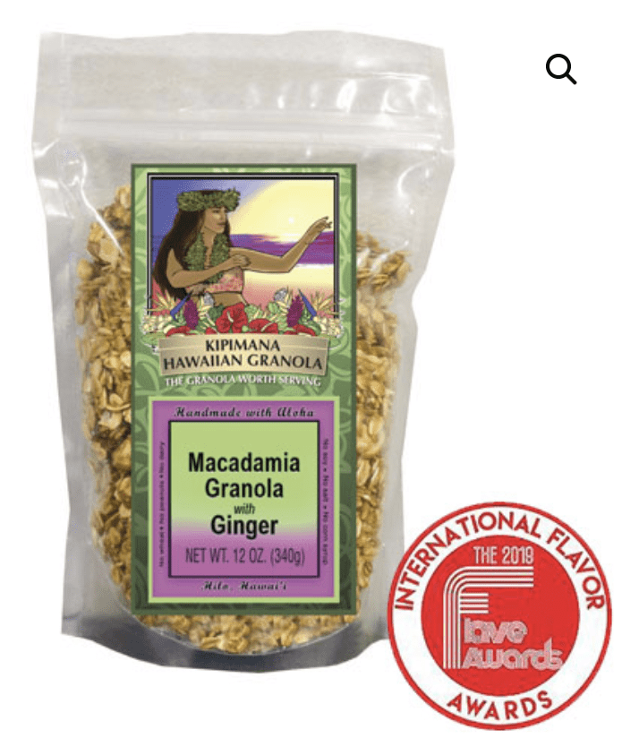 Macadamia Nut Granola with Ginger 12oz - Hawaiian Farmers Market{