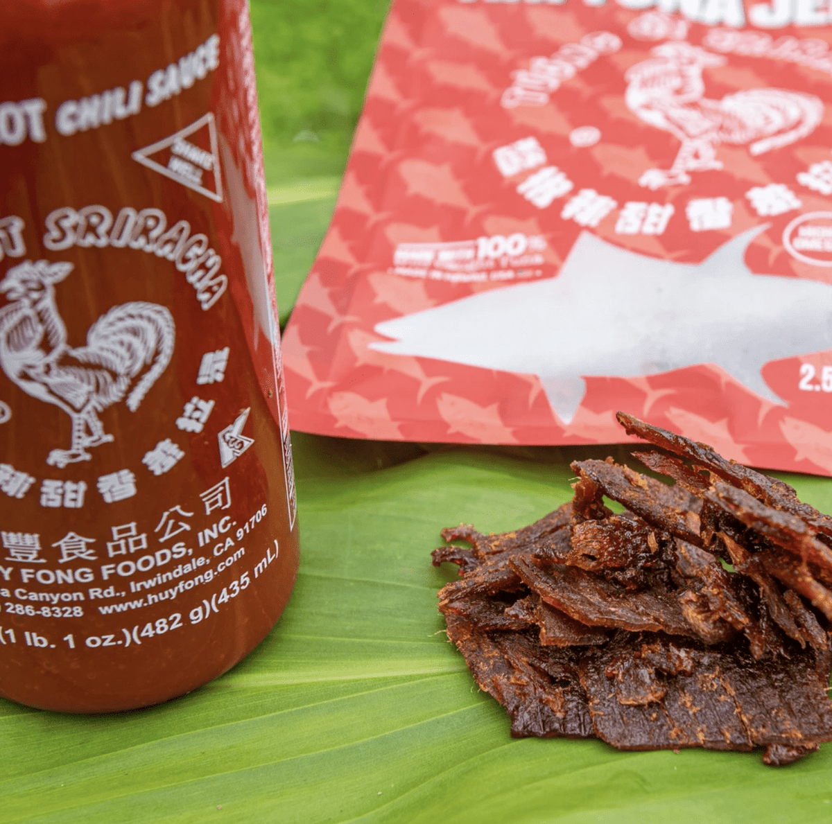 Sriracha Ahi Tuna Jerky 2oz - Hawaiian Farmers Market{