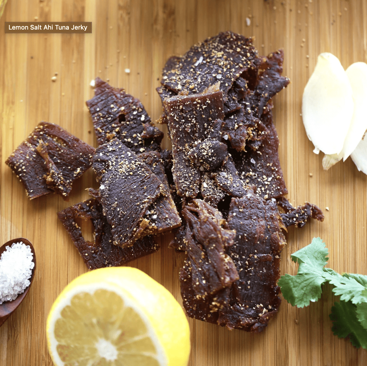 Lemon Salt Ahi Tuna Jerky 2oz - Hawaiian Farmers Market{