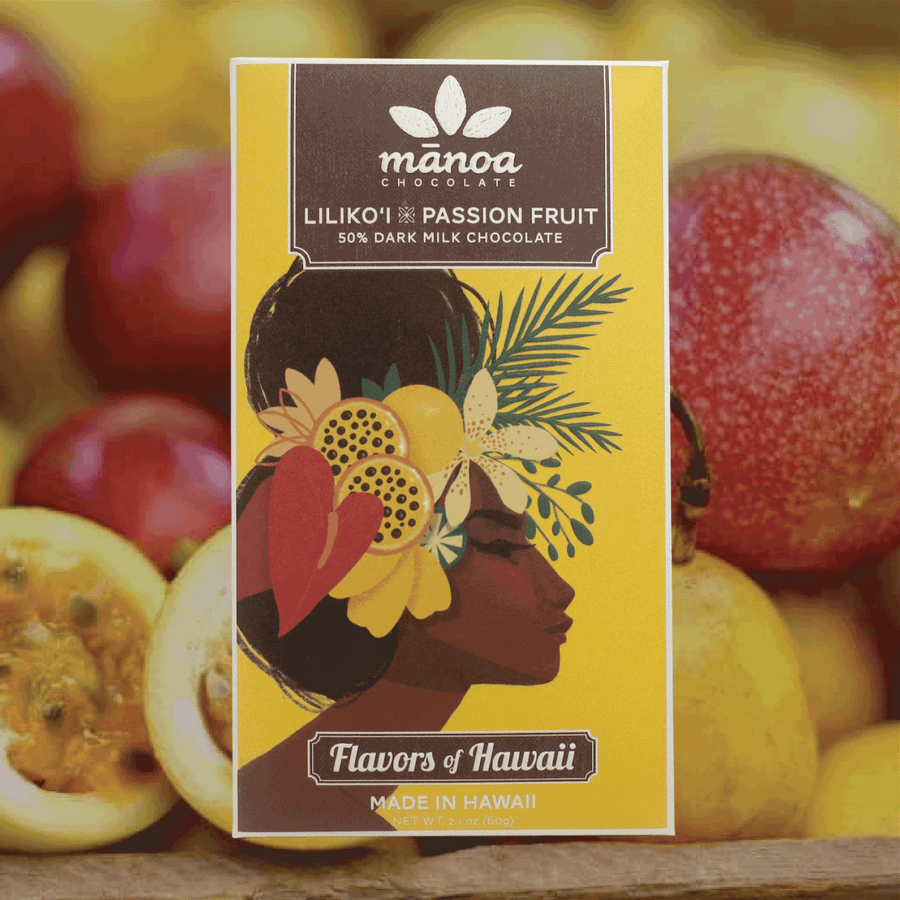 Mahalo Lead フェイスクリーム 22g Lilikoi X Passion Fruit Bar 50% Dark Milk Chocolate 60g | Hawaiian
