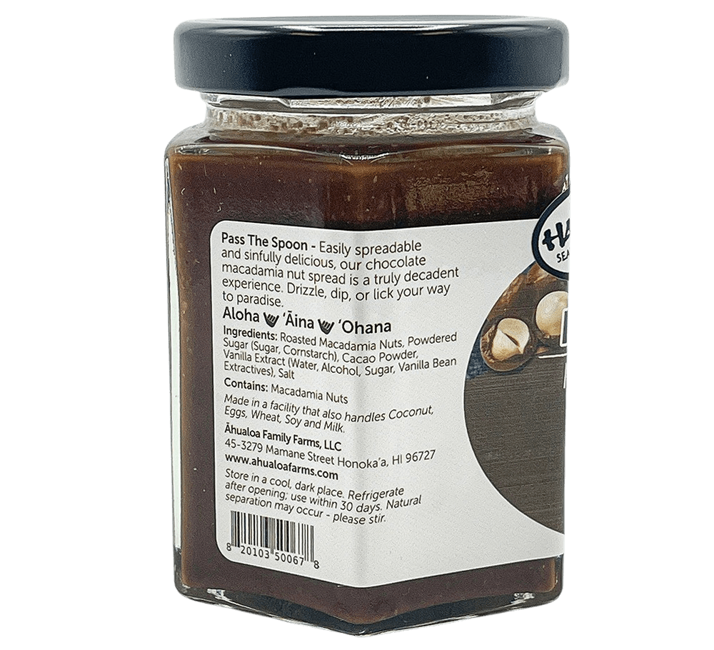 Macnella Chocolate Macadamia Nut Spread 6oz - Hawaiian Farmers Market{