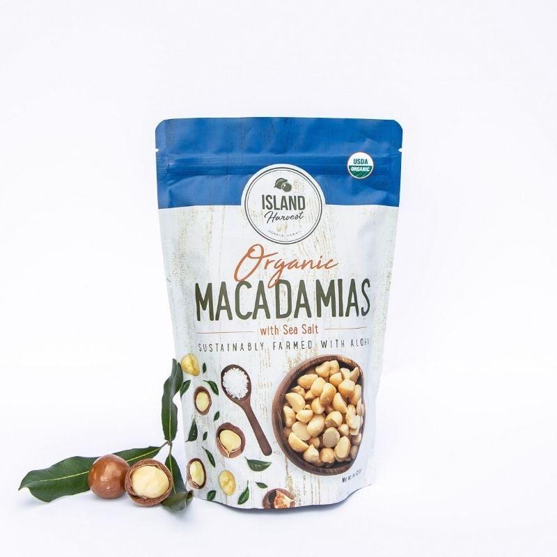 Organic Salted Macadamia Nuts 8oz - Hawaiian Farmers Market{