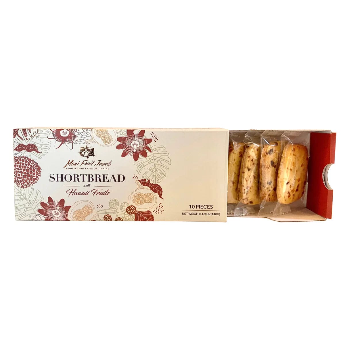 Shortbread Cookies w/ Hawaiian Fruits Gift Box 10pc - Hawaiian Farmers Market{