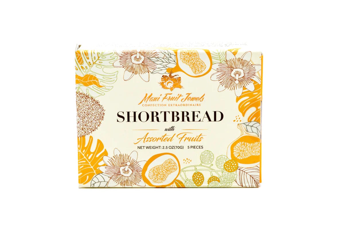Shortbread Cookies w/ Hawaiian Fruits Gift Box 5pc - Hawaiian Farmers Market{